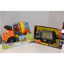 MEGA BLOKS TRUCK & GARBAGE TRUCK