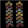 Image 1 : Natural Fancy Sapphires Earrings