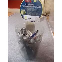 LOT OF NEW TIRE PRESSURE GAUGES - 12 TTL
