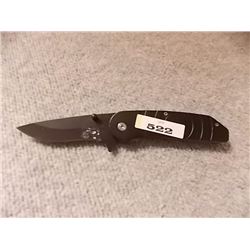 FOLDING KNIFE "DUCK 440 STEEL" WITH BELT CLIP