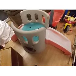KIDS SLIDE WITH LANDING AND STEPS