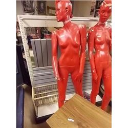 MANNEQUIN - FEMALE - RED - as-is
