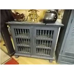 RUSTIC WOOD CABINET - 45" W