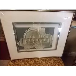 PICTURE - 3D GOLD FOIL INLAYED ABSTRACT