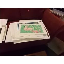 ASSORTED SIGNED AND OTHER PRINTS - ~9 TTL