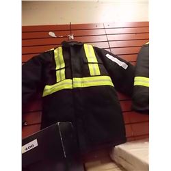 NEW SAFETY JACKET - CONDOR -WINTER  WITH RELECTIVE STRIPS - BLUE - XS