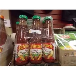 HOT SAUCE -"LA VICTORIA" - 6 X8 OZ - SALSA BRAVA -MILD