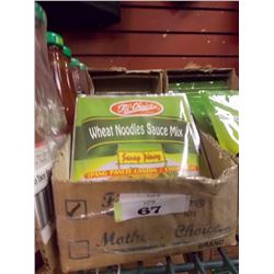 CASE OF CHOP SUEY MIX - WHEAT NOODLE SAUCE EACH CASE CONTAINS 24 X 50 GRAM PACKAGES.  RETAIL APPROX.