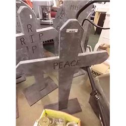 RUSTIC WOOD CROSS - ~36" TALL - REACE
