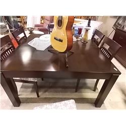 NEW SQUARE DINING TABLE - ESPRESSO FINISH 55"x55"x30" TALL