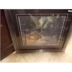 FRAMED PRINT - SHROUDED FOREST - DANIEL SMITH - ESTIMATED GALLERY PRICE $675
