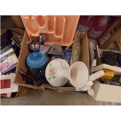 BOX MISC - HOUSEWARE - SOME COLLECTABLE