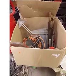 BOX TOOLS - TILE CUTTER, BOTTLE OPENER, SCREWS AND MORE