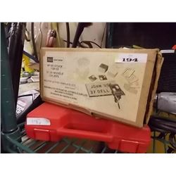 ROUTER LETTER TMEPLATE SET & DRILL BITS