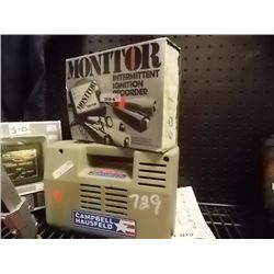 INTERMITANT IGNITION RECORDER & 12 VOLT COMPRESSOR