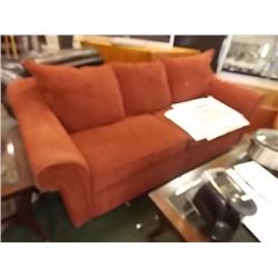 COUCH - FROM ESTATE - BURGANDY