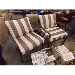 PATIO CHAIRS - WROUGHTIRON - 2 TTL