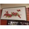 Image 1 : ORIGINAL OIL ON CANVAS- ROSES SIGNED BY ARTIST 48"x25"