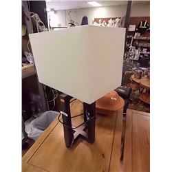 DESIGNER LAMP WITH RECTANGLE SHADE