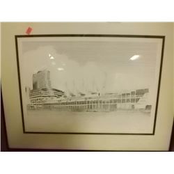 PICTURE- "CANADA PLACE" 38/50  SIGNED CATHCART '86