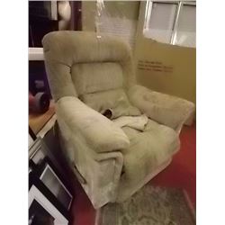 UPHOLSTERD ROCKING ARM CHAIR