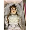 Image 2 : 20" PORCELAIN COLLECTORS DOLL -  REBECCA