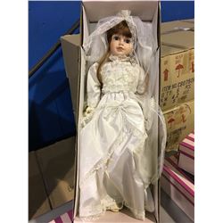20" PORCELAIN COLLECTORS DOLL - REBECCA