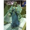 Image 2 : 1 CASE OF 12 PORCELAIN FIGURINES - 8" BLUE ANGEL WITH DOVE