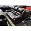 Image 2 : LEATHER RECLINER SOFA