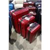 Image 2 : 3 PIECE KENNETH COLE RED LUGGAGE SET