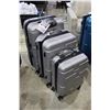 Image 2 : 3 PIECE SAMSONITE GREY LUGGAGE SET