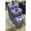 Image 2 : 3 PIECE IT PURPLE LUGGAGE SET