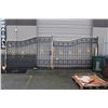 Image 1 : BRAND NEW 2 PIECE IRON GATE SET - EACH PIECE APPROX 9.5' LONG