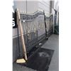 Image 2 : BRAND NEW 2 PIECE IRON GATE SET - EACH PIECE APPROX 9.5' LONG