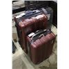 Image 2 : TWO PIECE SAMSONITE RED LUGGAGE SET