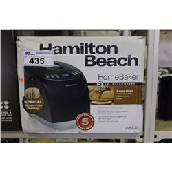 HAMILTON BEACH BREAD MAKER