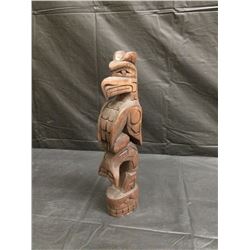 NATIVE SEAHAWK TOTEM POLE