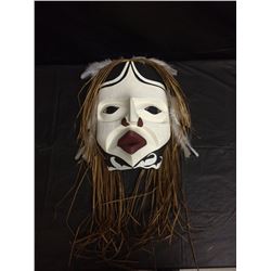 SIGNED NATIVE ART MASK WIND MASH BY BETTY JOE