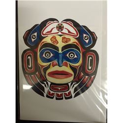 NATIVE ART PRINT BY HUBERT BILLY