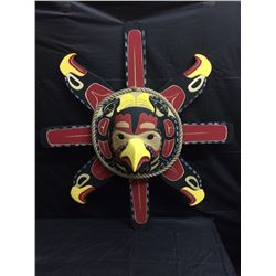 SIGNED NATIVE HANGING WALL ART BY JIMMY JOSEPH