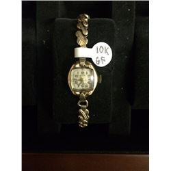 AUTHENTIC 1OK GOLD FILLED WOMENS ELGIN WATCH