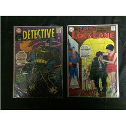 VINTAGE BATMAN & SUPERMAN'S LOIS LANE COMIC BOOKS
