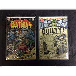 VINTAGE BATMAN & GREEN LANTERN COMIC BOOKS