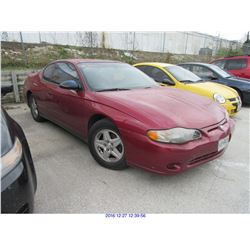 2005 - CHEVROLET MONTE CARLO