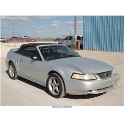 2003 - FORD MUSTANG // REBUILT SALVAGE// TEXAS REGISTRATION ONLY