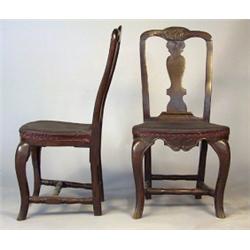 Chairs, a pair of