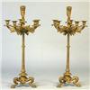 Candelabra, a pair of