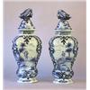 Image 1 : Urns with lids, a pair of