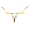 Image 1 : Large long horn skull purportedly from John