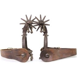 Early Buermann spurs California style gut hooks